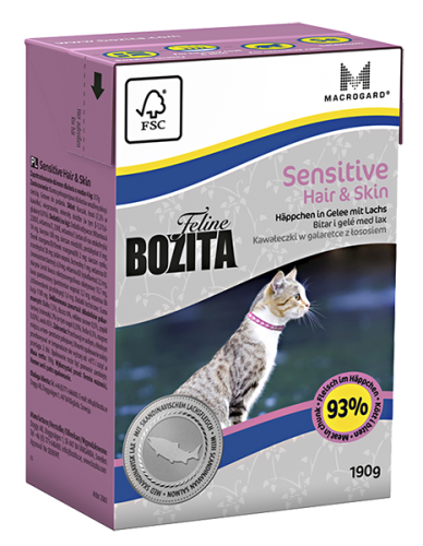 Консервы Bozita (Бозита) Feline для кошек с чувствительной кожей и шерстью (Sensitive Hair & Skin)