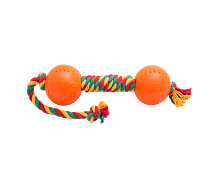 Игрушка для собак Канатная гантель средняя "Dental Knot" color 530/260 мм ø90 мм, Doglike