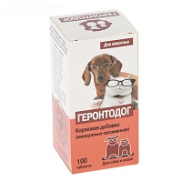 Витаминно-минеральный комплекс для пожилых собак и кошек Геронтодог, Bimeda