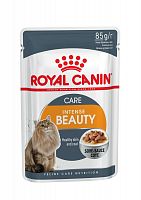 Паучи кусочки в соусе для кошек старше 1 года, идеальная кожа и шерсть, Royal Canin Intense Beauty