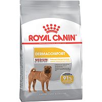 Сухой корм для собак средних размеров с раздраженной и зудящей кожей, Royal Canin Medium Medium Dermacomfort