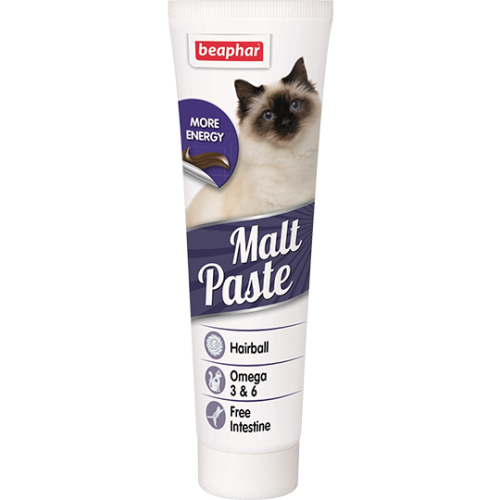 Мальт-паста для кошек и котят с 12 недель для очищения кишечника Malt Paste (100 г), Beaphar