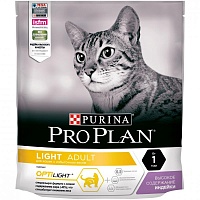 Сухой корм для кошек с избыточным весом с Индейкой, Purina Pro Plan Light Turkey