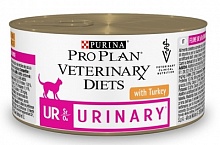 Консервы для кошек при мочекаменной болезни с Индейкой, Purina Pro Plan Veterinary Diets UR Urinary