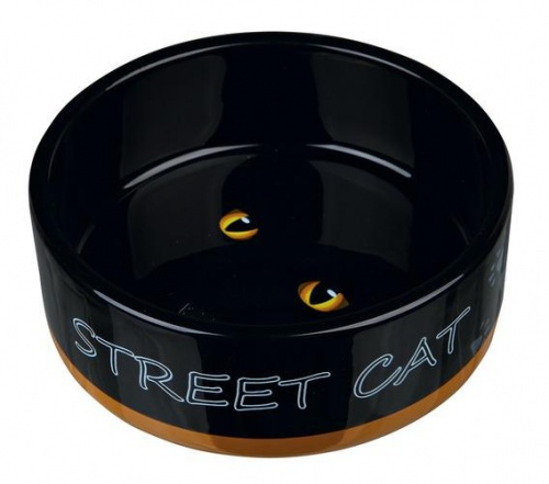 Миска керамическая для кошек Street Cat, Trixie
