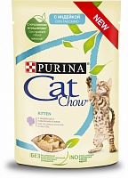 Консервы для котят, индейка и кабачки в желе, Purina Cat Chow Kitten
