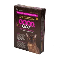 Мультивитаминное лакомство для кошек «Здоровье и энергия» с таурином и L-карнитином (90 таб.), Good Cat