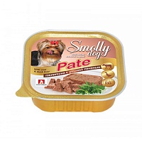 Консервы для собак телятина с утиной печенью (патэ), Smolly Dog’pate