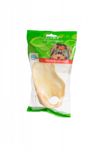 Лакомство для собак Ухо говяжье 1 - мягкая упаковка, TiTBiT