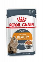 Паучи кусочки в желе для кошек старше 1 года, идеальная кожа и шерсть, Royal Canin Intense Beauty