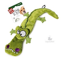 Игрушка для собак Крокодил с 4-мя пищалками без набивки (38 см) Series Dog Toys, Gigwi