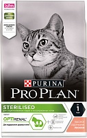 Сухой корм для стерилизованных кошек с Лососем, Purina Pro Plan Sterilised Salmon