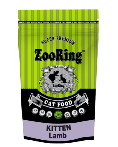 Корм для котят, Ягнёнок с гемоглобином, ZooRing Kitten Lamb фото 2