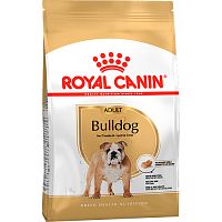 Сухой корм для взрослых собак породы Английский бульдог от 12 месяцев, Royal Canin Bulldog Adult