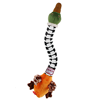 Игрушка для собак Утка с хрустящей шеей и пищалкой (54 см) Crunchy Neck Transforming, Gigwi